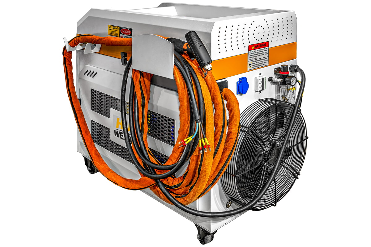 Аппарат для ручной лазерной сварки, резки и очистки HGLW-3000EW (dual wire)